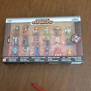 Jada Toys Nano Metalfigs Minecraft Die-Cast Figures 1.65 20-Pack New sealed.